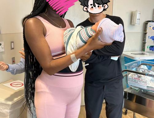 A Heartwarming Moment: Surrogate, Father, and Baby Together